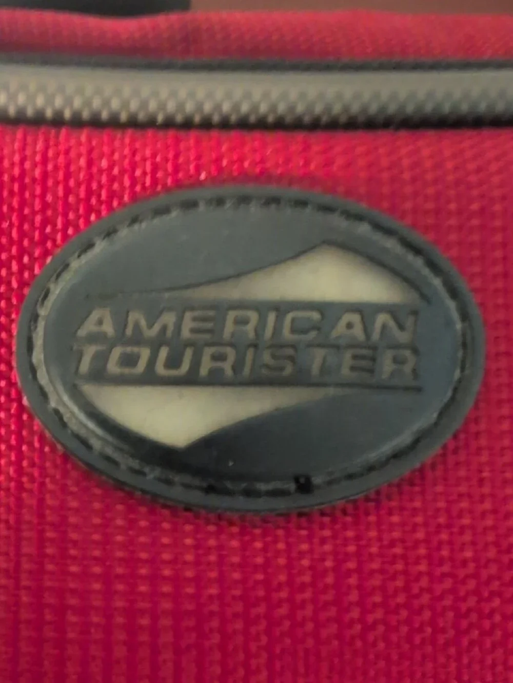 American Tourister Red and Black Duffel Travel Bag